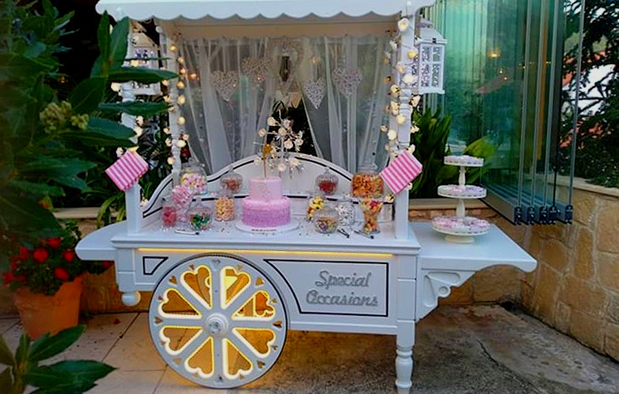 Candy Cart decorated Cyprus